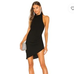 Amanda Uprichard Black Halter Dress